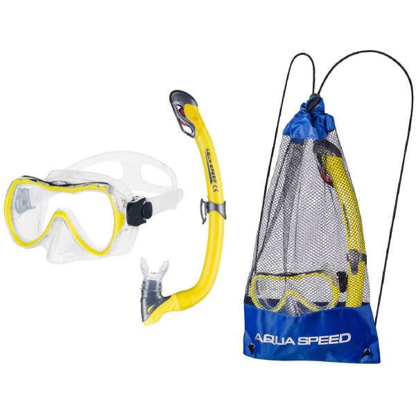Маска д/плав +трубка AQUA SPEED Enzo + Samos col. 18 Mesh Bag Маска д/плав +трубка AQUA SPEED Enzo + Samos col. 18 Mesh Bag