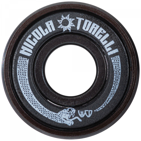 Подшипники для роликов, Wicked, Nicola Torelli 310098, 6 хромированных шариков, 2RS защита, черные 16-pack Подшипники для роликов, Wicked, Nicola Torelli 310098, 6 хромированных шариков, 2RS защита, черные 16-pack