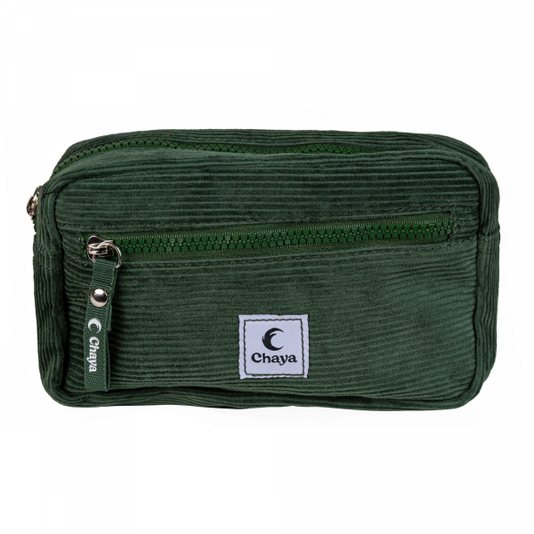 Geantă tehnică, Chaya, 810698, borsetă pentru patinaj, corduroy verde, 22x12x7cm, protecție RFID Geantă tehnică, Chaya, 810698, borsetă pentru patinaj, corduroy verde, 22x12x7cm, protecție RFID