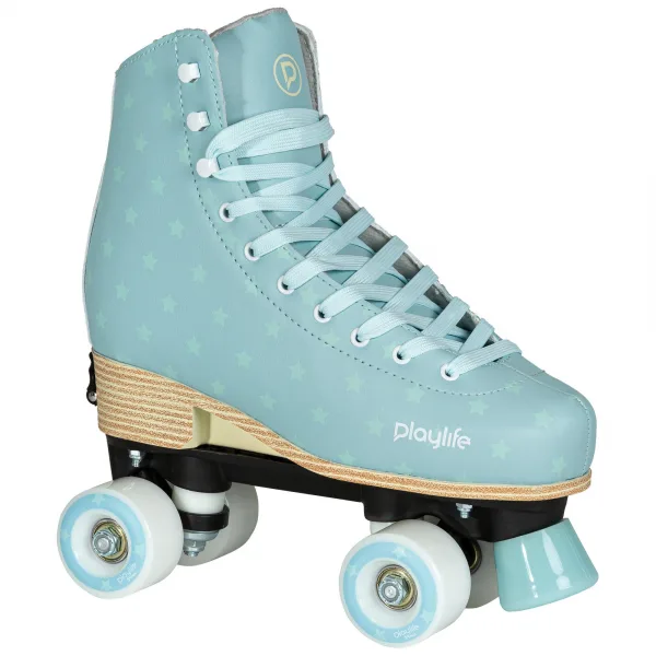 Роликовые коньки, Playlife, Classic Blue Sky 880328, 31-34 регулируемые на 4 размера, колёса 54мм 80A, интегрированный текстильный лайнер
