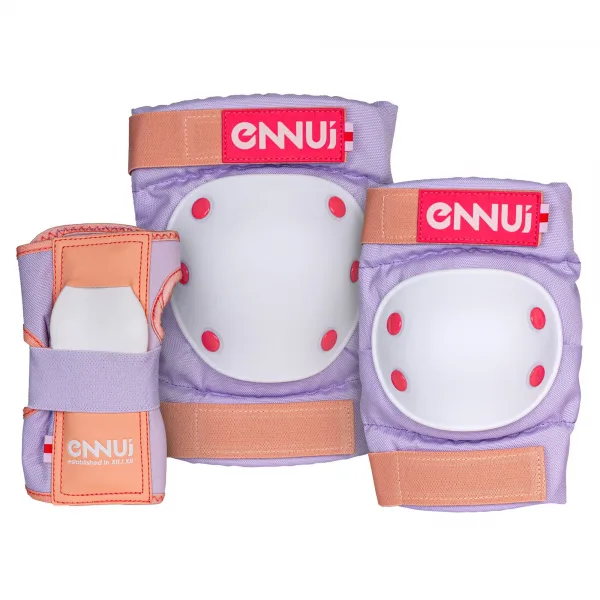 Защита, Ennui, Park Set Pastel 920119, size S, мультиколор, роликовые коньки, веган, плотная EVA пена
