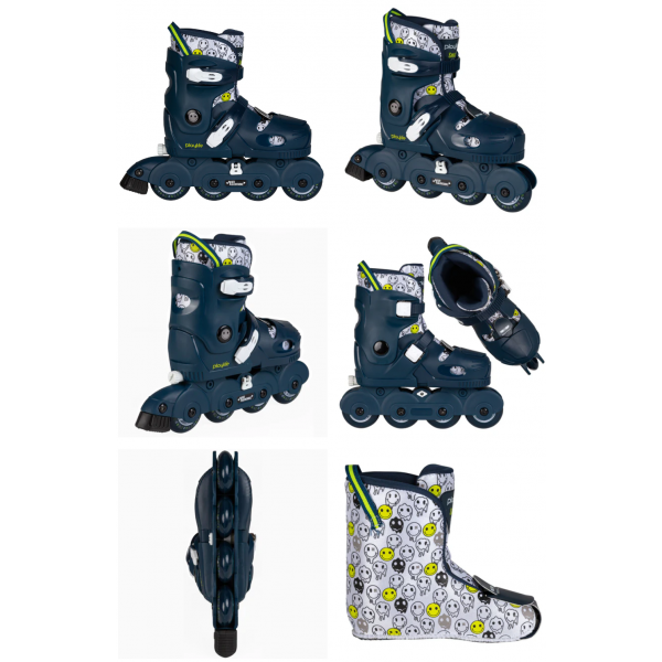 Роликовые коньки 880352 Playlife KidsSmile Boys Size 30-33
