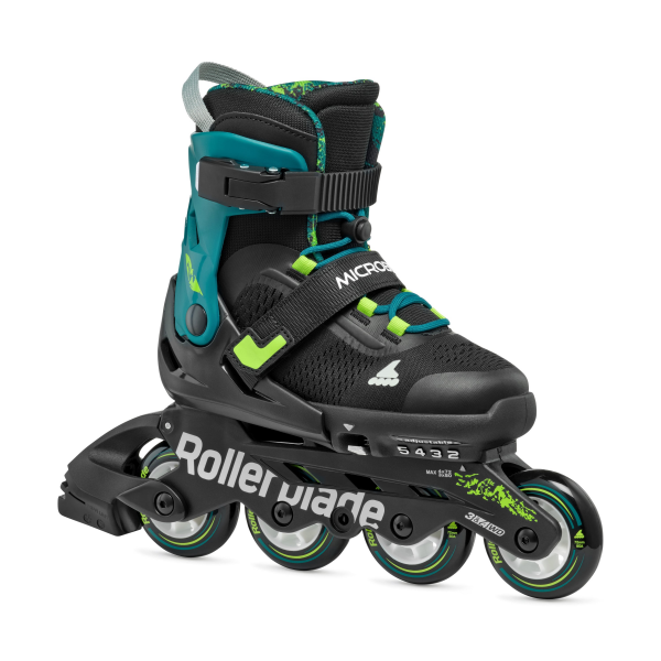 Role, Rollerblade, MICROBLADE XT, 28-32, 86B0751520NG02, NERO/VERDE PETROLIO Role, Rollerblade, MICROBLADE XT, 28-32, 86B0751520NG02, NERO/VERDE PETROLIO