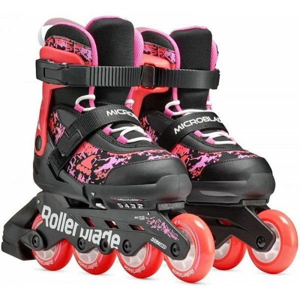 Ролики, Rollerblade, MICROBLADE SL, 33-36.5, 86B0751540ND02, NERO/CORALLO Ролики, Rollerblade, MICROBLADE SL, 33-36.5, 86B0751540ND02, NERO/CORALLO
