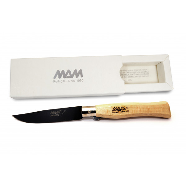 Нож 2064 MAM HUNTER'S POCKET KNIFE WITH BLACK TITANIUM BLADE Нож 2064 MAM HUNTER'S POCKET KNIFE WITH BLACK TITANIUM BLADE