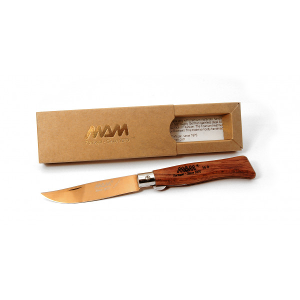 2084 MAM DOURO POCKET KNIFE WITH BRONZE TITANIUM BLADE 2084 MAM DOURO POCKET KNIFE WITH BRONZE TITANIUM BLADE