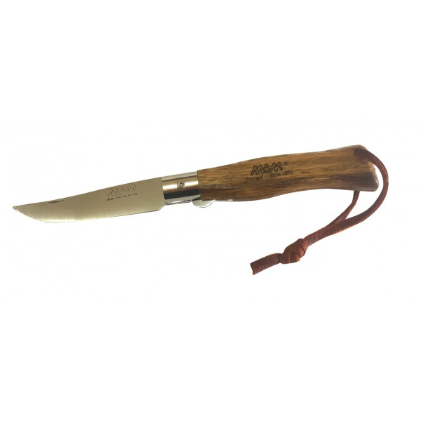 Нож 2147 MAM POCKET KNIFE WITHOUT TIP WITH BLADE LOCK AND OLIVE WOOD HANDLE