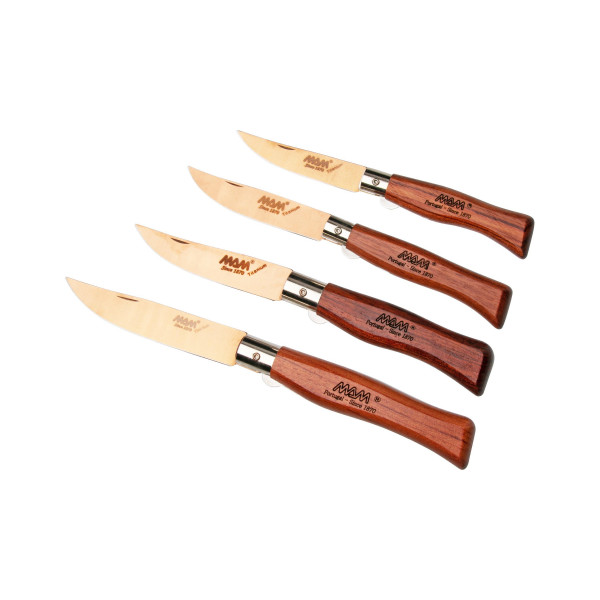 Комплект ножей 2505 MAM SET BRONZE TITANIUM COLLECTION WITH 4 KNIVES(5000, 2084, 2009, 2062),