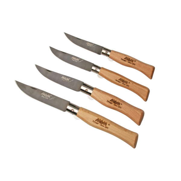 Комплект ножей 2506 MAM SET BLACK TITANIUM COLLECTION WITH 4 KNIVES(5004, 2085, 2109, 2064)