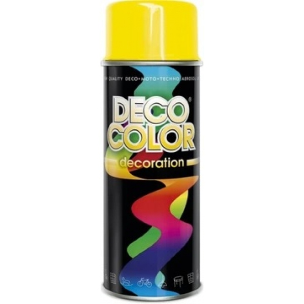 Спрей Deco Color краска Decoration Ral 1023 желтый 400ml