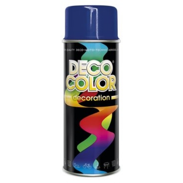 Спрей Deco Color краска Decoration Ral 5002 синяя 400ml