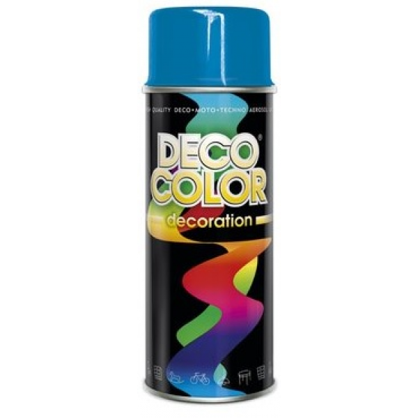 Спрей Deco Color краска Decoration Ral 5015 небесно-синий 400ml