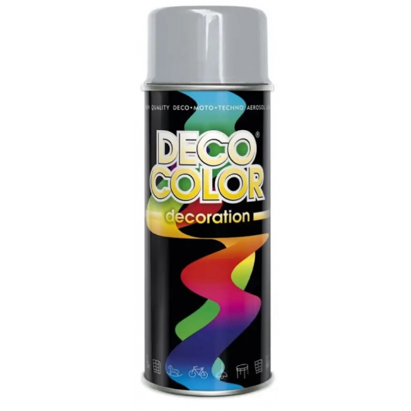 Спрей Deco Color краска Decoration Ral 7001 серый 400ml