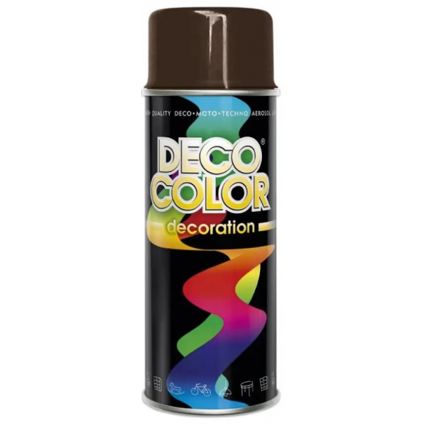 Спрей Deco Color краска Decoration Ral 8011 коричневый орех 400ml