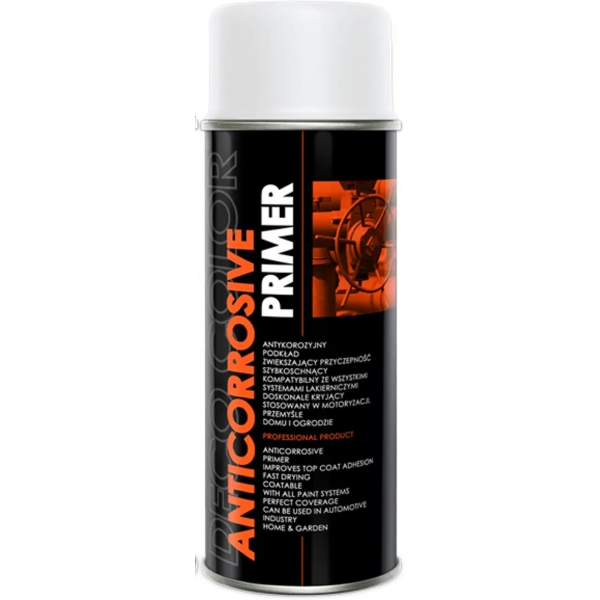 Спрей Deco Color грунтовка Anticorrosive primer белый 400ml Спрей Deco Color грунтовка Anticorrosive primer белый 400ml
