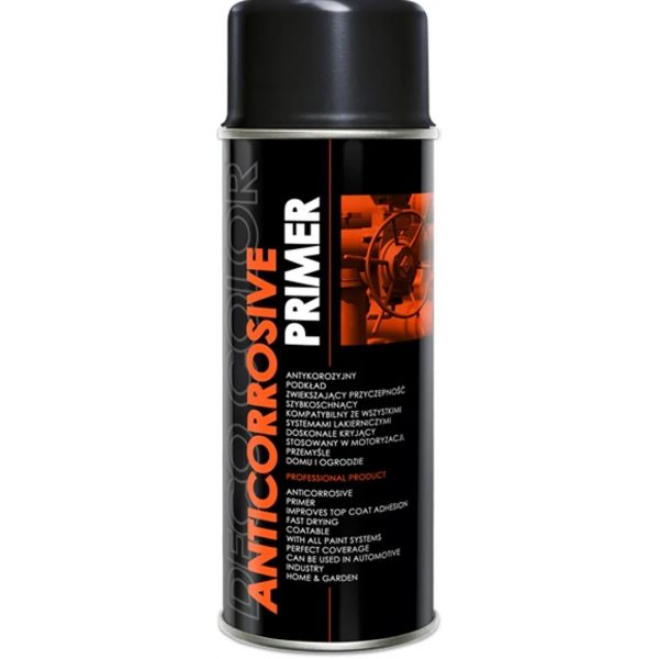 Спрей Deco Color грунтовка Anticorrosive primer черный 400ml Спрей Deco Color грунтовка Anticorrosive primer черный 400ml