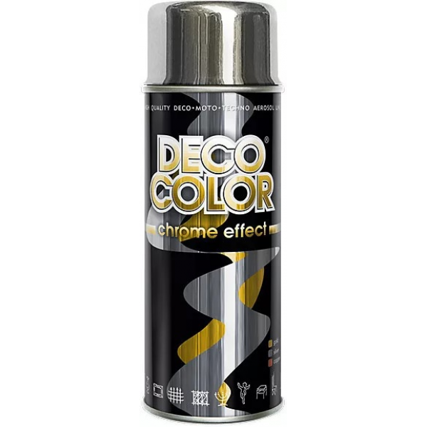 Спрей Deco Color краска Chrome серебро 400ml