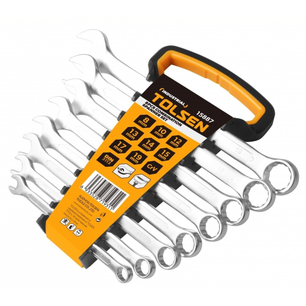 Set 8 chei combinate 8-19mm Tolsen Set 8 chei combinate 8-19mm Tolsen