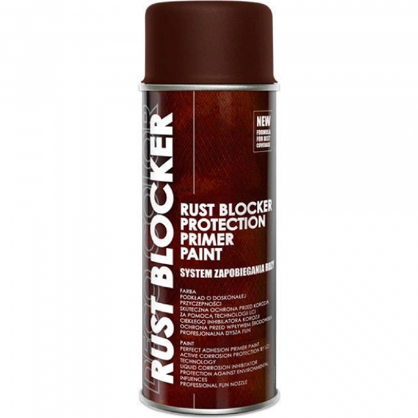 Спрей Deco Color краска 4в1 Rust Blocker RAL 8017 шоколад 400мл