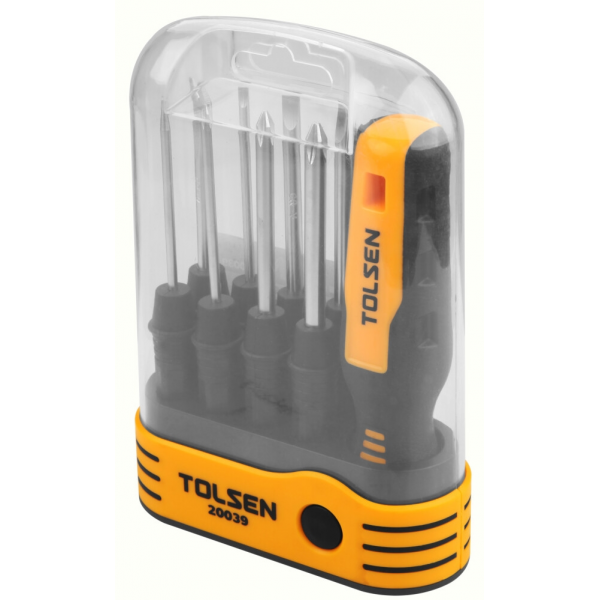 Set 9 surubelnite interschimbabile 20039 Tolsen Set 9 surubelnite interschimbabile 20039 Tolsen