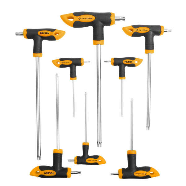Set 8 surubelnite TORX tip-T T10-T50 Tolsen Set 8 surubelnite TORX tip-T T10-T50 Tolsen