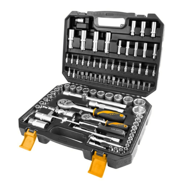 Set de 94 chei tubulare 1/2+1/4 Industrial Tolsen