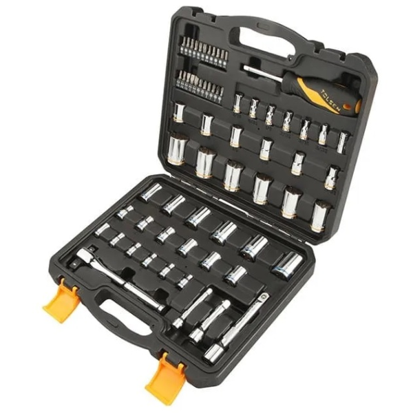 Set de 65 chei tubulare Inch & Metric Tolsen Set de 65 chei tubulare Inch & Metric Tolsen