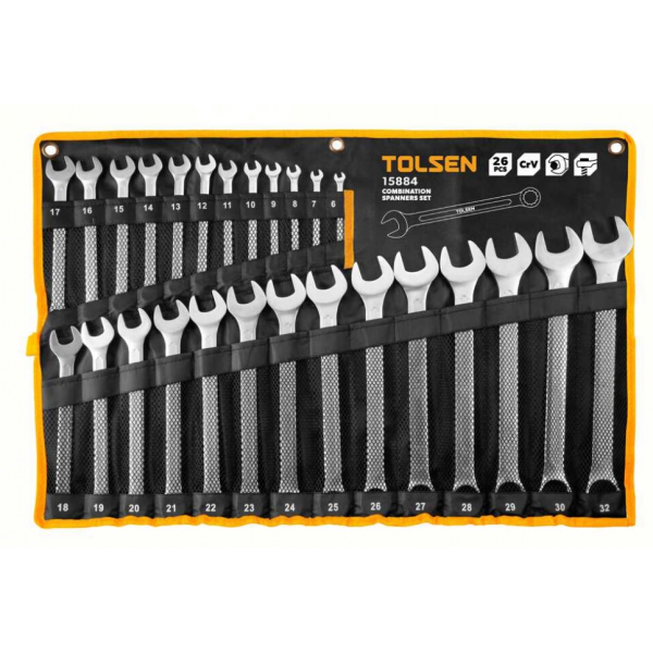 Set 26 chei combinate 6-32mm Tolsen Set 26 chei combinate 6-32mm Tolsen