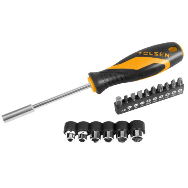 Set surubelnita cu 17 virfuri Tolsen