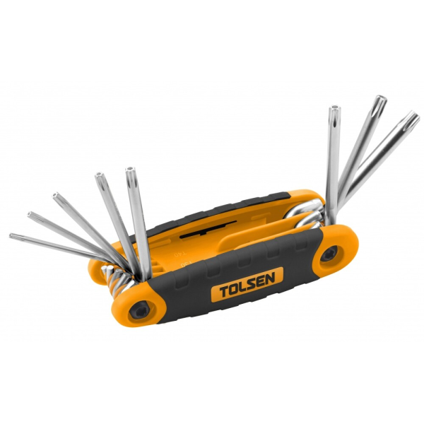 Набор из 8 складных ключей TORX T9-T40 20069 Tolsen Набор из 8 складных ключей TORX T9-T40 20069 Tolsen