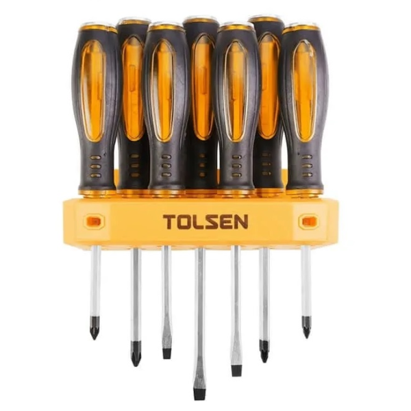 Set 7 surubelnite cu impact Tolsen Set 7 surubelnite cu impact Tolsen