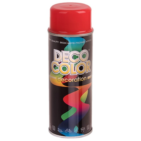 Spray Deco Color vopsea Decoration Ral 3020 rosu 400ml Spray Deco Color vopsea Decoration Ral 3020 rosu 400ml