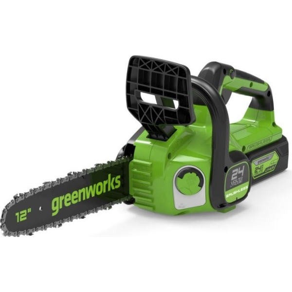 Цепная пила аккумуляторная GD24CS30 24V 1x2Ah Greenworks