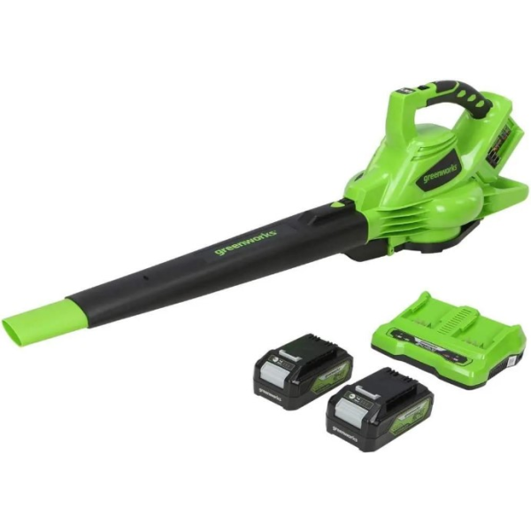Воздуходувка 2в1 GD24X2BV 48V 2x4.0Ah Greenworks