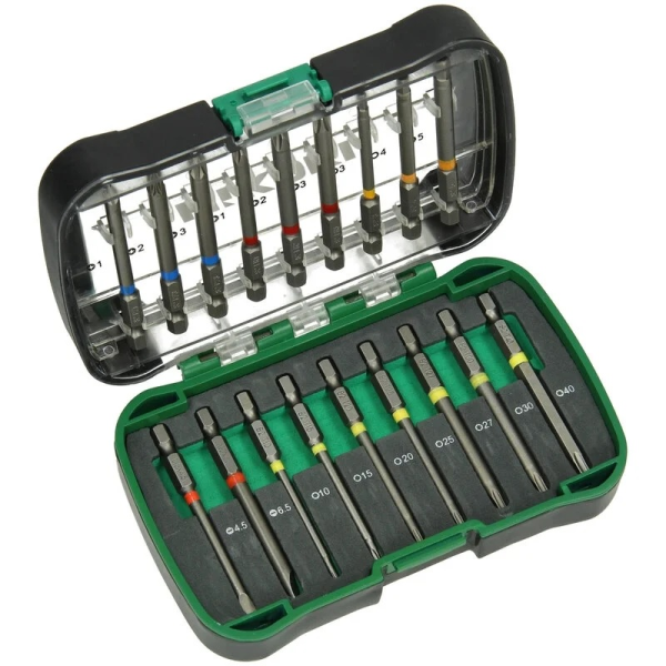Set 18 bite pentru masina de insurubat Hikoki