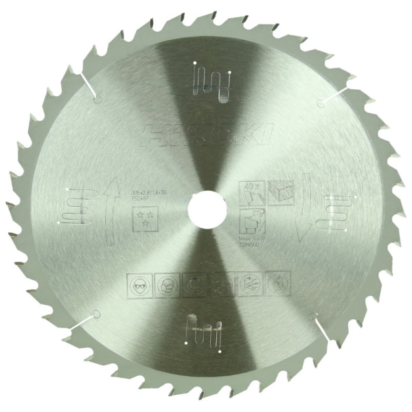 Disc circular pentru lemn 305x30 Z40 Hikoki