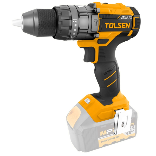 Шуруповёрт ударный Li-Ion MP20V Brushless без АКБ и З/У Tolsen