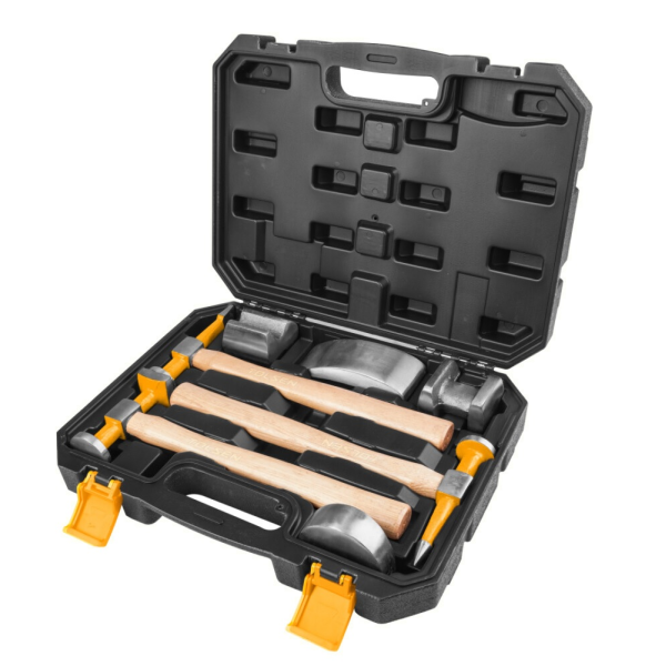 Set 7 ciocane pentru indreptarea caroseriei auto Tolsen Set 7 ciocane pentru indreptarea caroseriei auto Tolsen