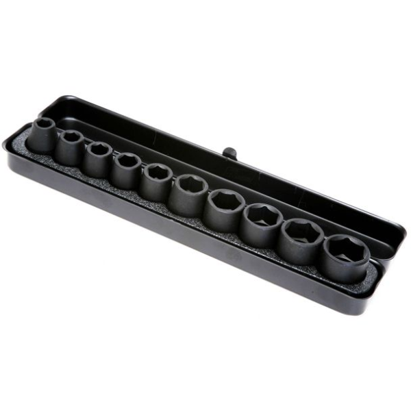 Set 10 chei tubulare impacte HEX 10-24 1/2 Set 10 chei tubulare impacte HEX 10-24 1/2