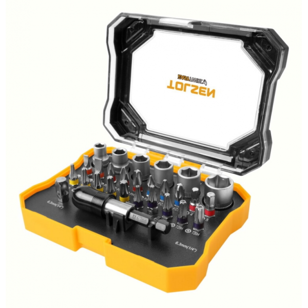 Set de biti si prize 1/ - , 28 BUC 20376 Tolsen Set de biti si prize 1/ - , 28 BUC 20376 Tolsen