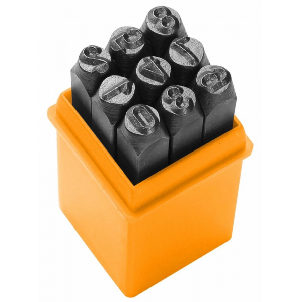 Set 9 punctatoare cifre 6mm 25097 Tolsen Set 9 punctatoare cifre 6mm 25097 Tolsen