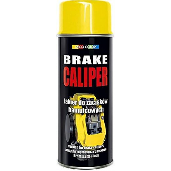 Спрей Deco Color краска Brake Caliper желтый 400ml Спрей Deco Color краска Brake Caliper желтый 400ml