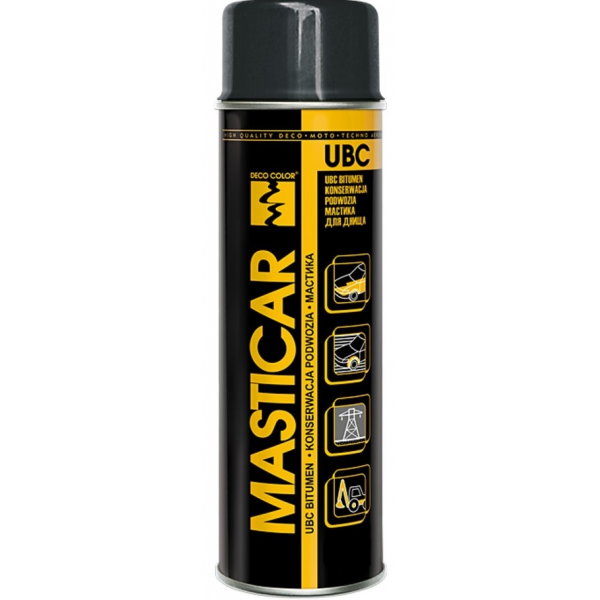 Спрей Deco Color Protection Masticar Bitumen чёрный 500ml
