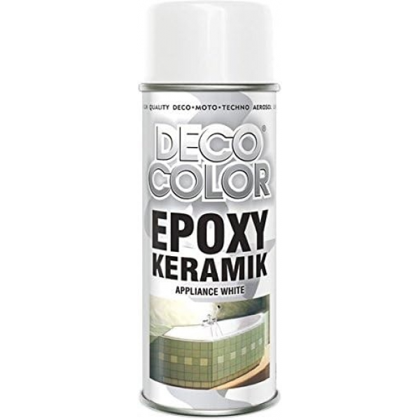 Спрей Deco Color краска Epoxy Keramic RAL 9016 белый 400ml