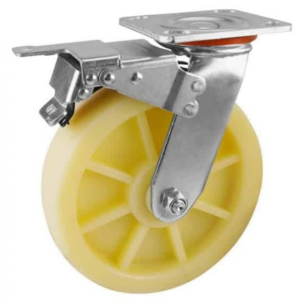 Roata pentru carucior rotativa cu frana 150mm 300kg Tolsen Roata pentru carucior rotativa cu frana 150mm 300kg Tolsen