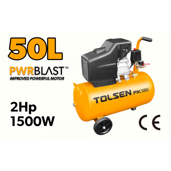 Compresor de aer 1500W 50L Tolsen