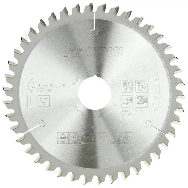 Disc circular pentru aluminiu 165x30/20 Z42 Hikoki Disc circular pentru aluminiu 165x30/20 Z42 Hikoki