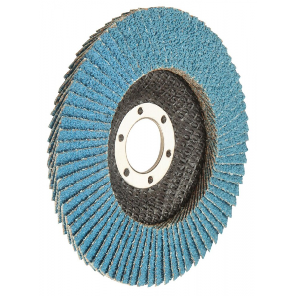 Disc lamelar de slefuit 125mm # 60 zirconiu Tolsen
