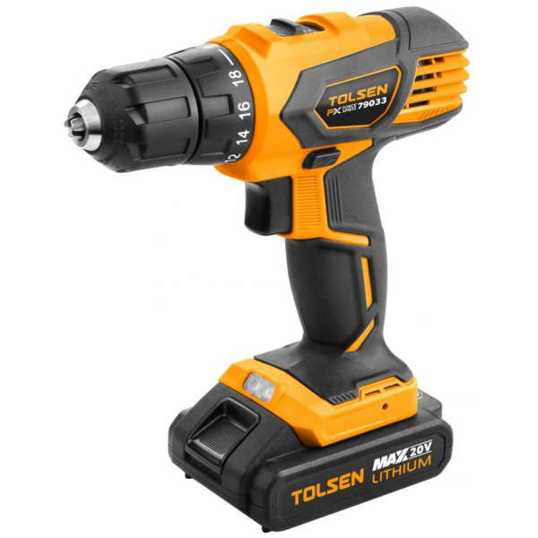 Шуруповерт Li-Ion 20V Industrial Tolsen