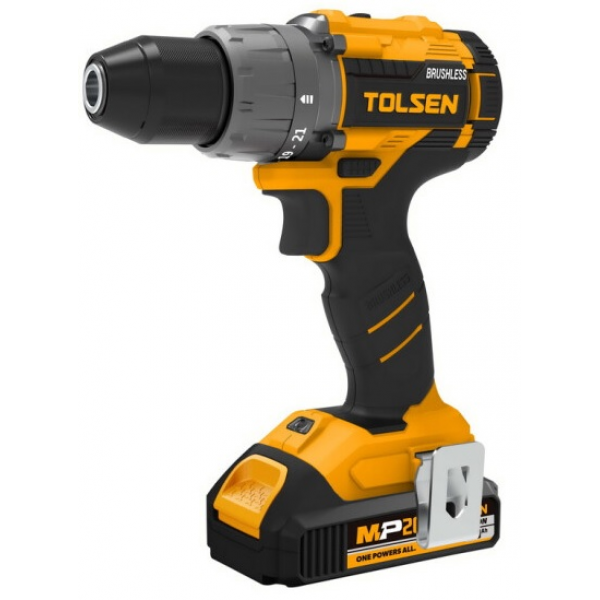 Masina de insurubat MP20V 2,0Ah Brushless 1 accu Tolsen Masina de insurubat MP20V 2,0Ah Brushless 1 accu Tolsen